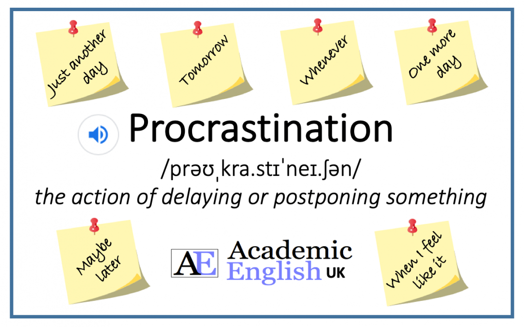 essay on procrastination for college
